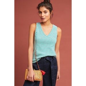 Anthropologie Maeve Franconia Striped Tank